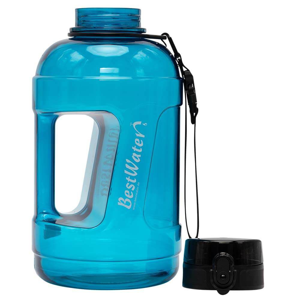 TRITAN Trinkflasche (Gr. L) Clear-Look 2300 ml BIG Blue (blau)