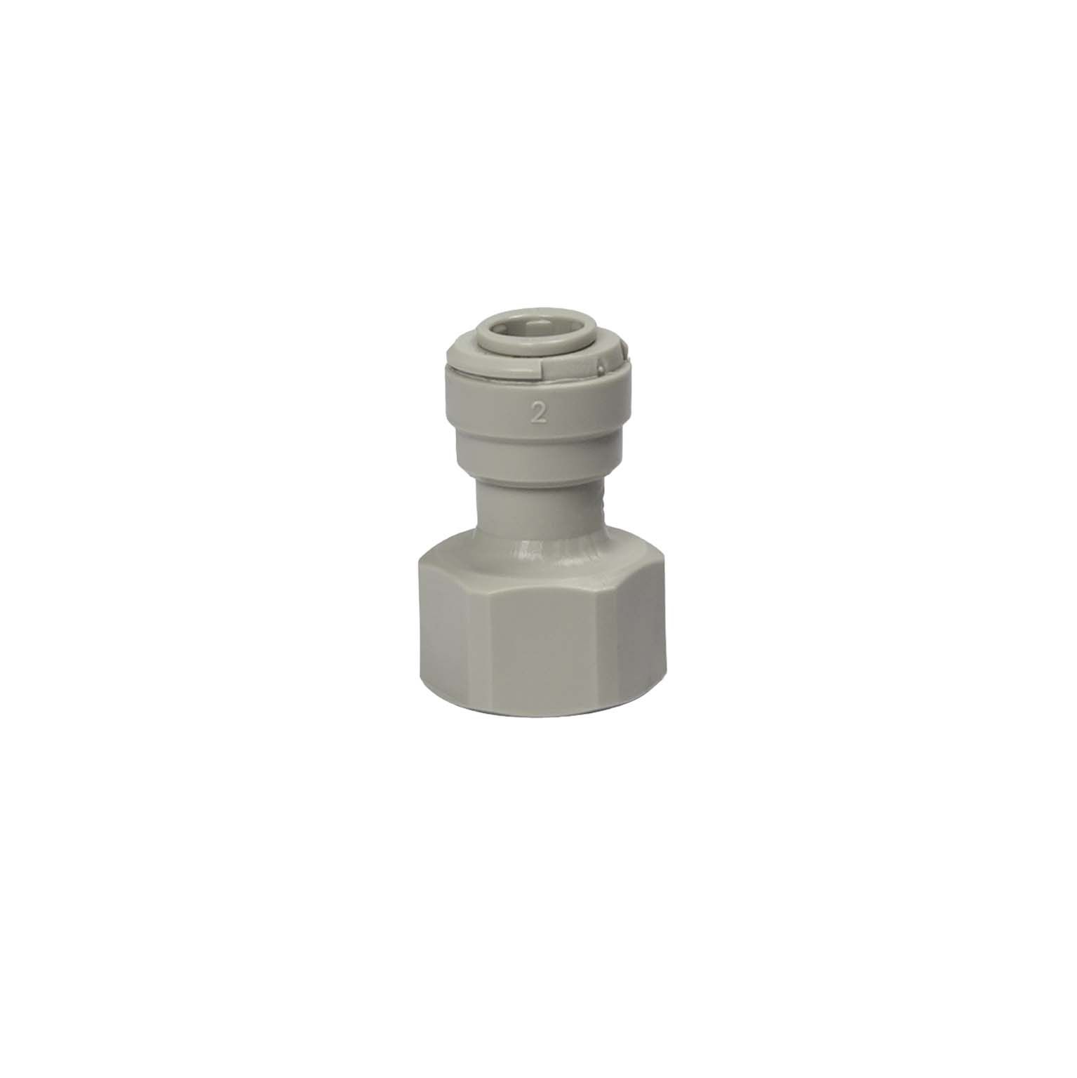1/4" Steckverbinder x 3/8" Innengewinde mit Dichtung