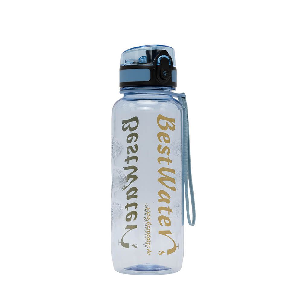 TRITAN Trinkflasche (Gr. M) Clear-Look 650 ml (hellblau)