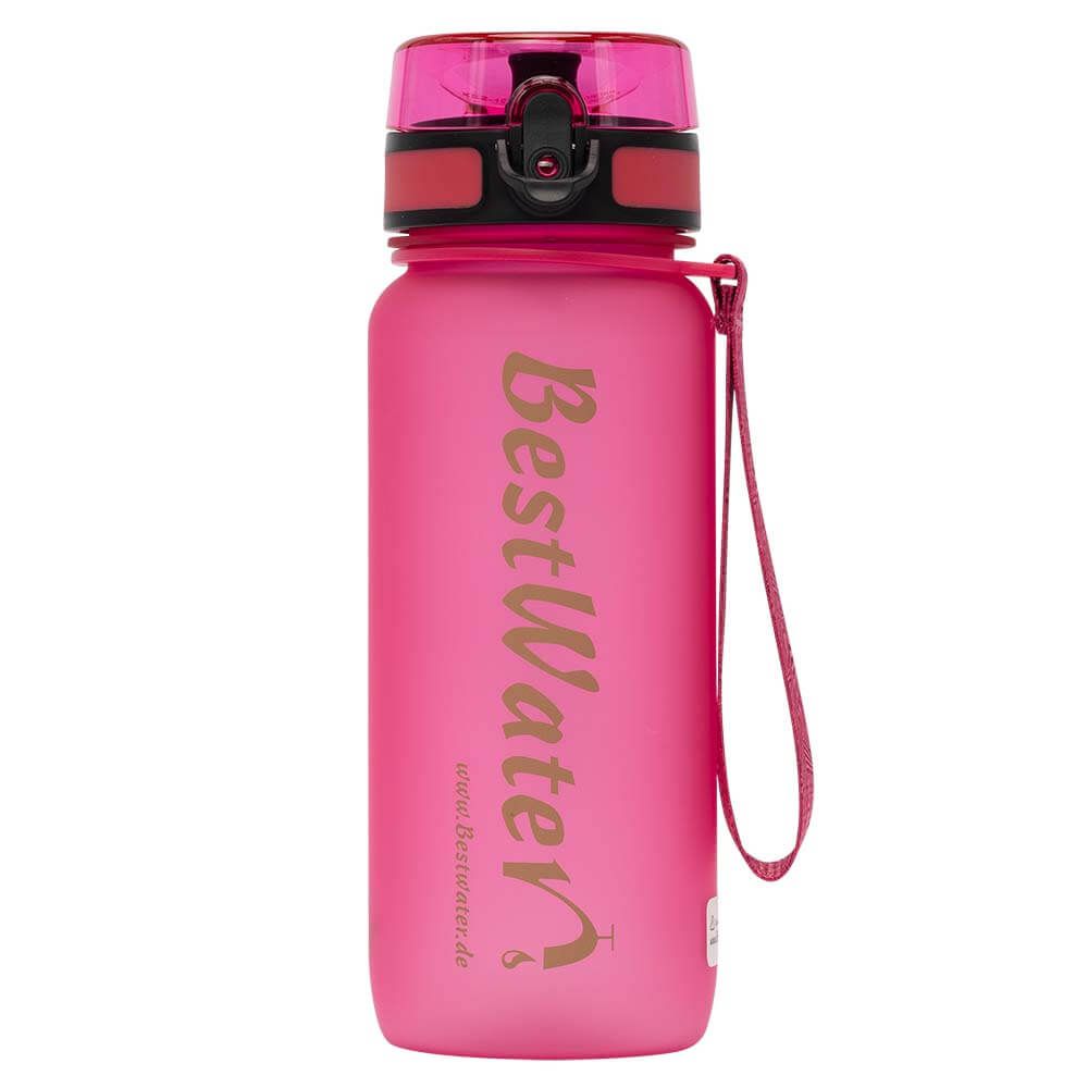 TRITAN Trinkflasche (Gr. L) Frosty-Look 650 ml (pink)