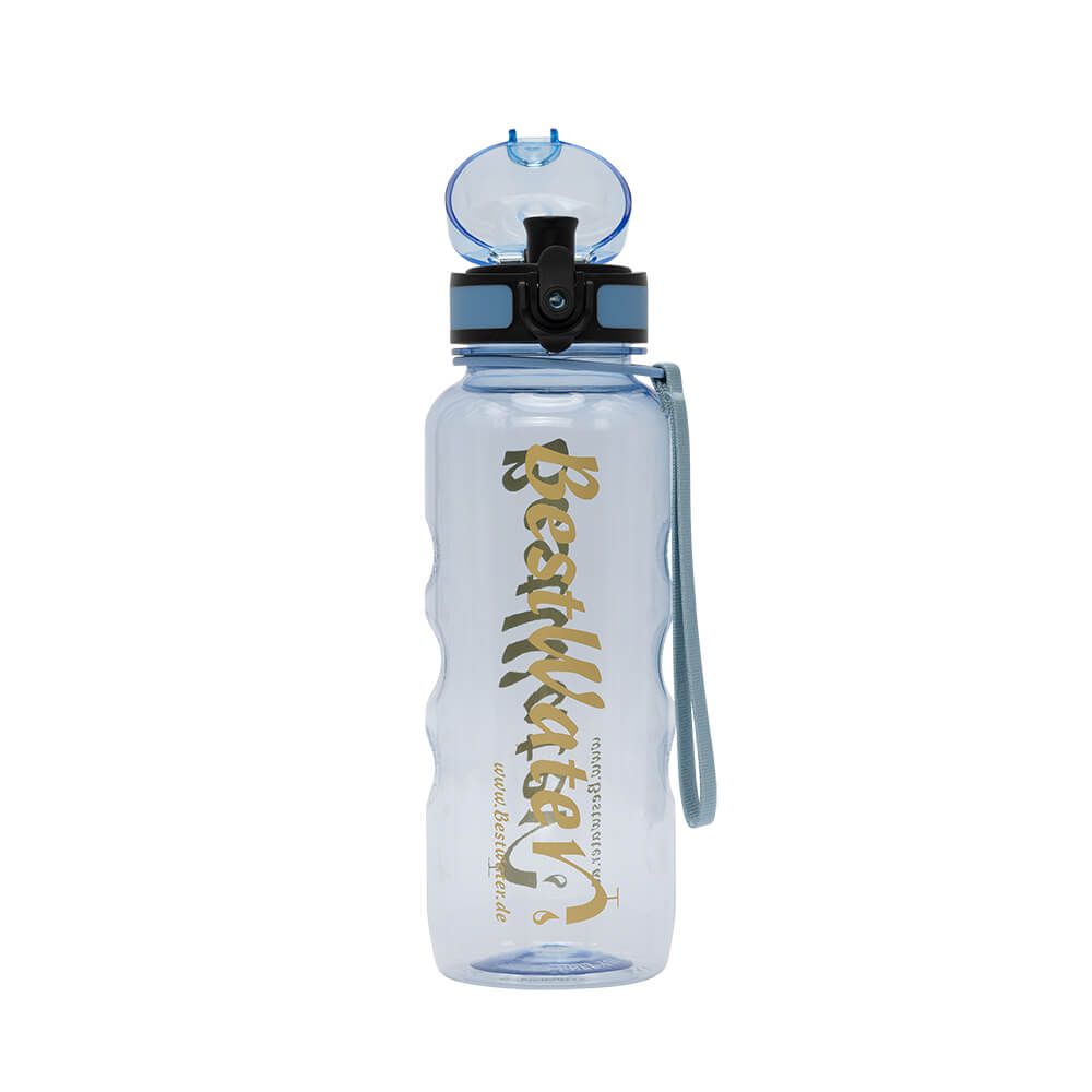 TRITAN Trinkflasche (Gr. M) Clear-Look 650 ml (hellblau)