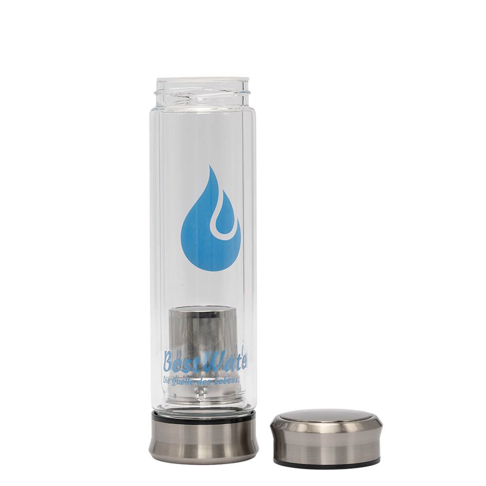 Edelstahl Thermoglas (Gr. 4) Clear-Look 350 ml doppelwandig