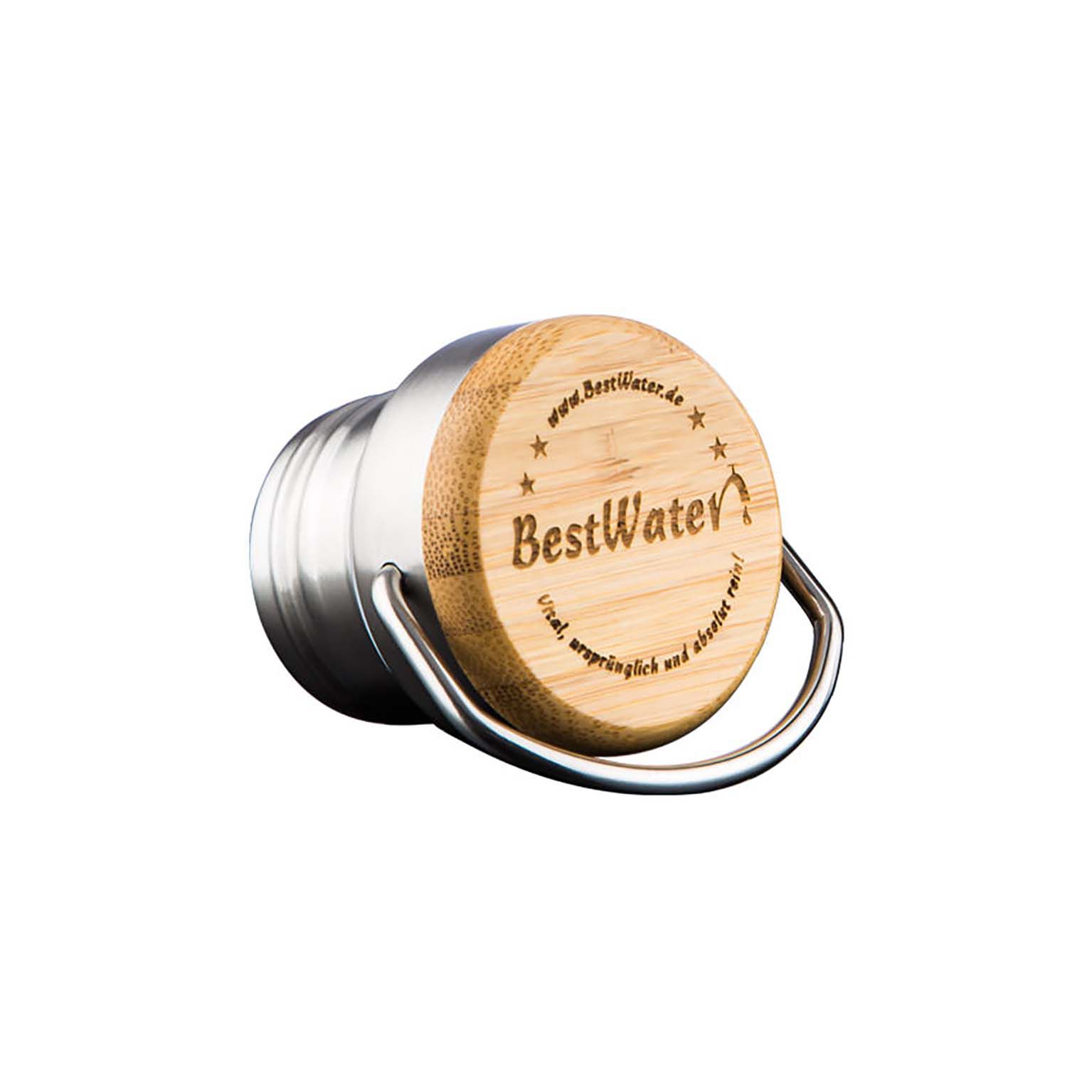 Edelstahl Verschlussdeckel (Gr. 3) Bamboo (matt)