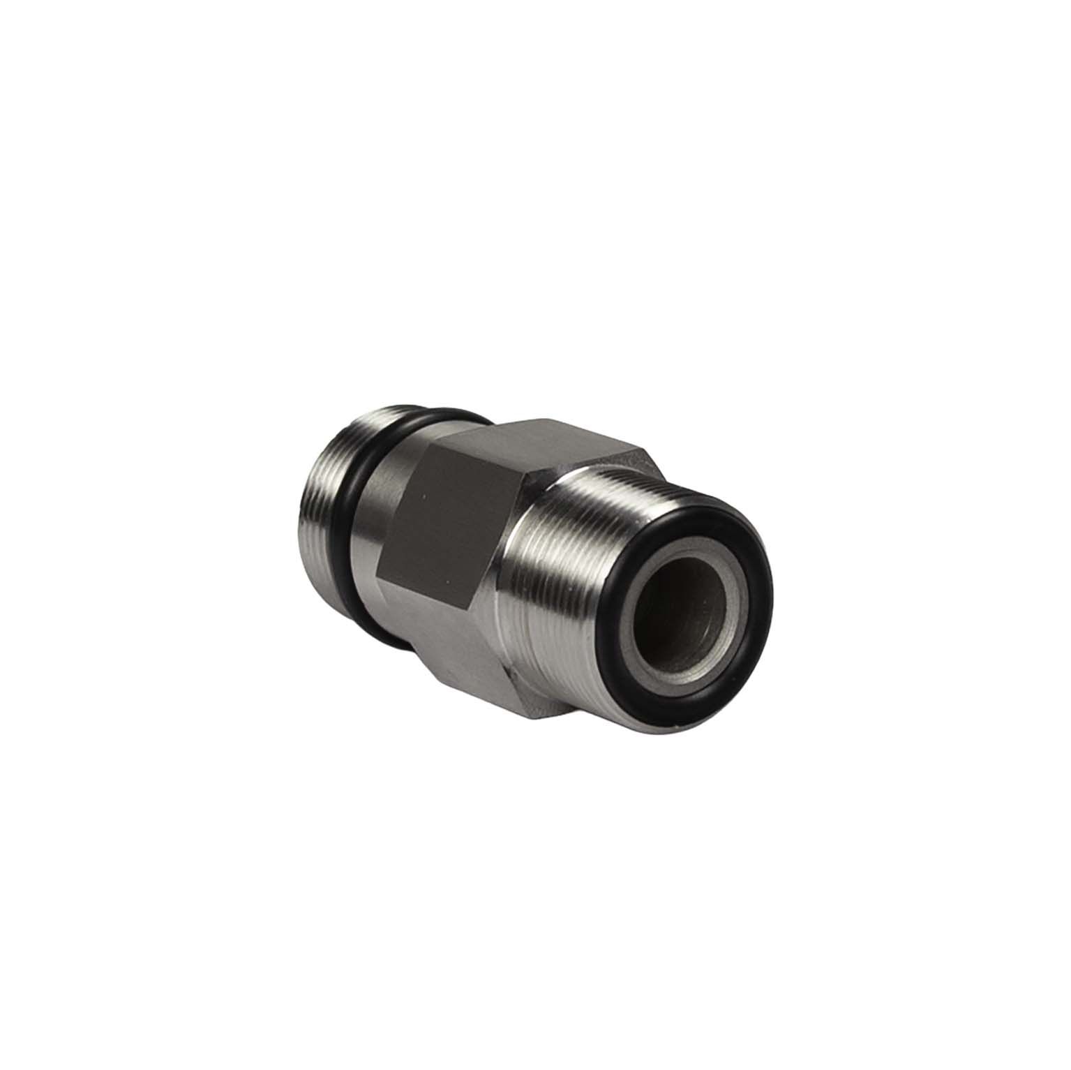 Anschlussadapter für den Drei-Wege-Entnahmehahn aus Edelstahl M22/M21,5