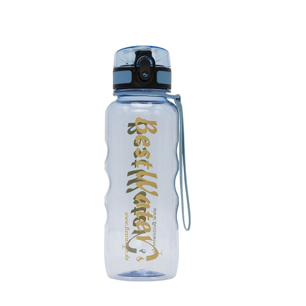 TRITAN Trinkflasche (Gr. M) Clear-Look 650 ml (hellblau)