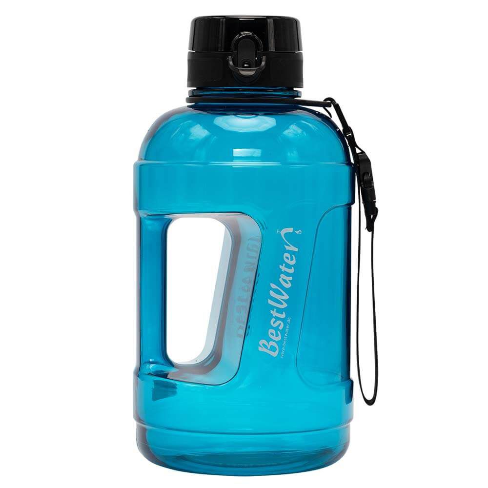 TRITAN Trinkflasche (Gr. L) Clear-Look 2300 ml BIG Blue (blau)