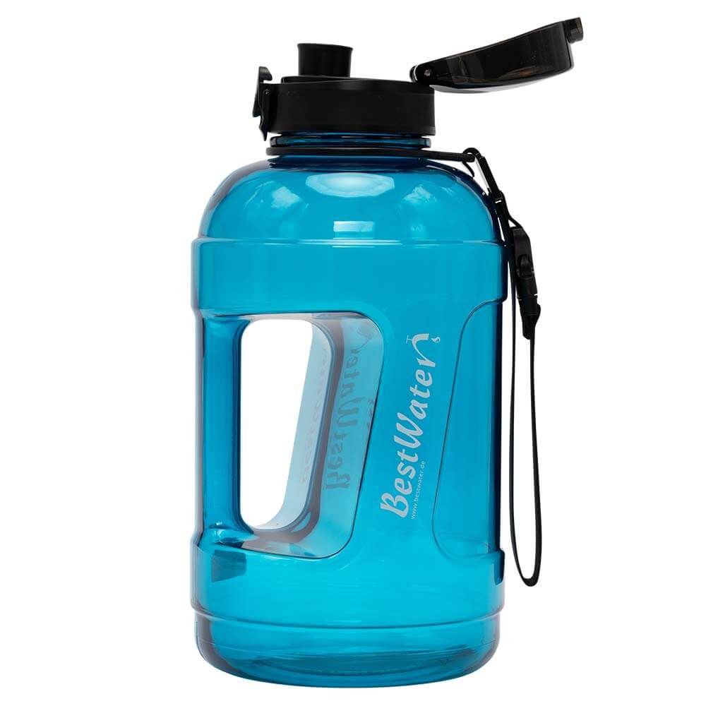 TRITAN Trinkflasche (Gr. L) Clear-Look 2300 ml BIG Blue (blau)