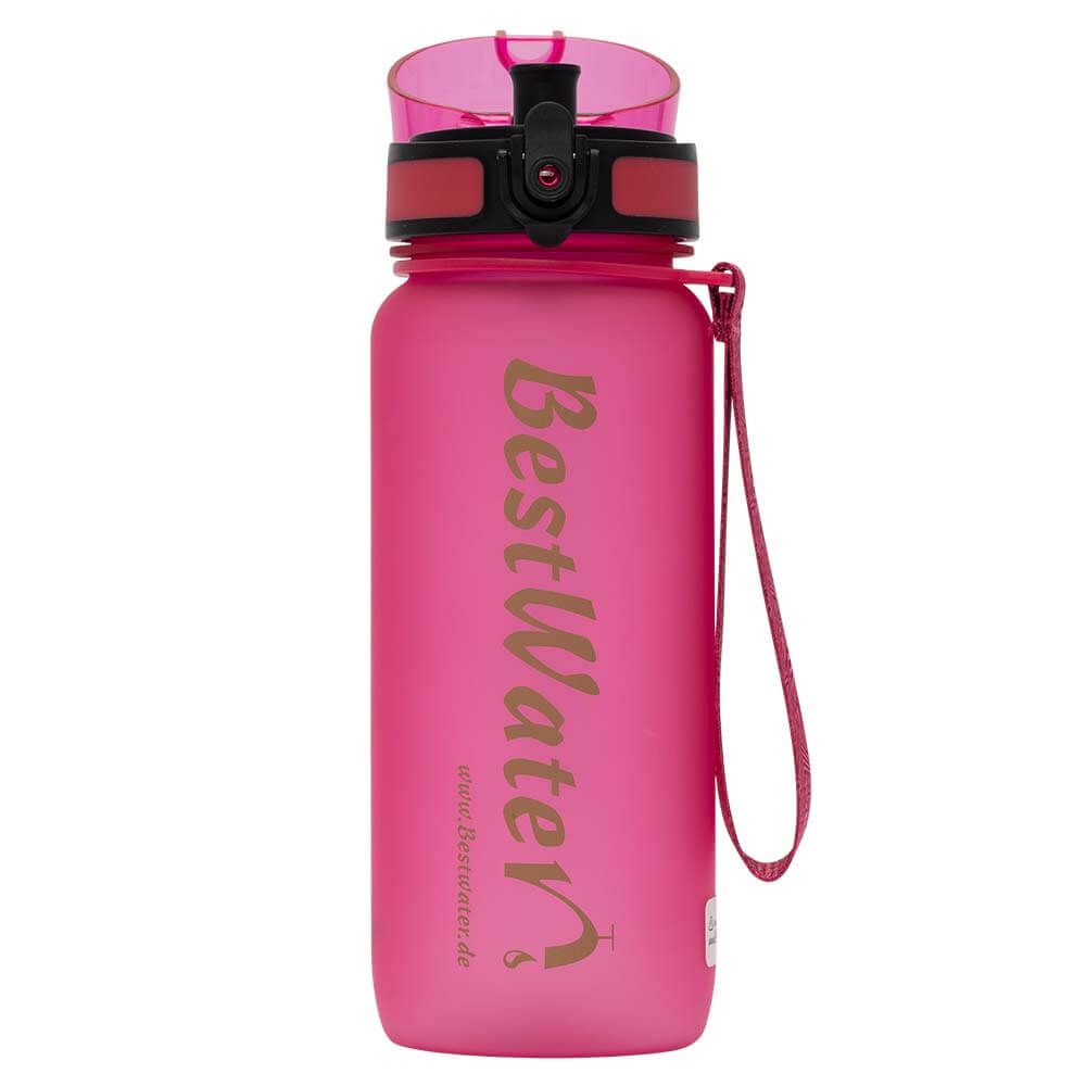 TRITAN Trinkflasche (Gr. L) Frosty-Look 650 ml (pink)