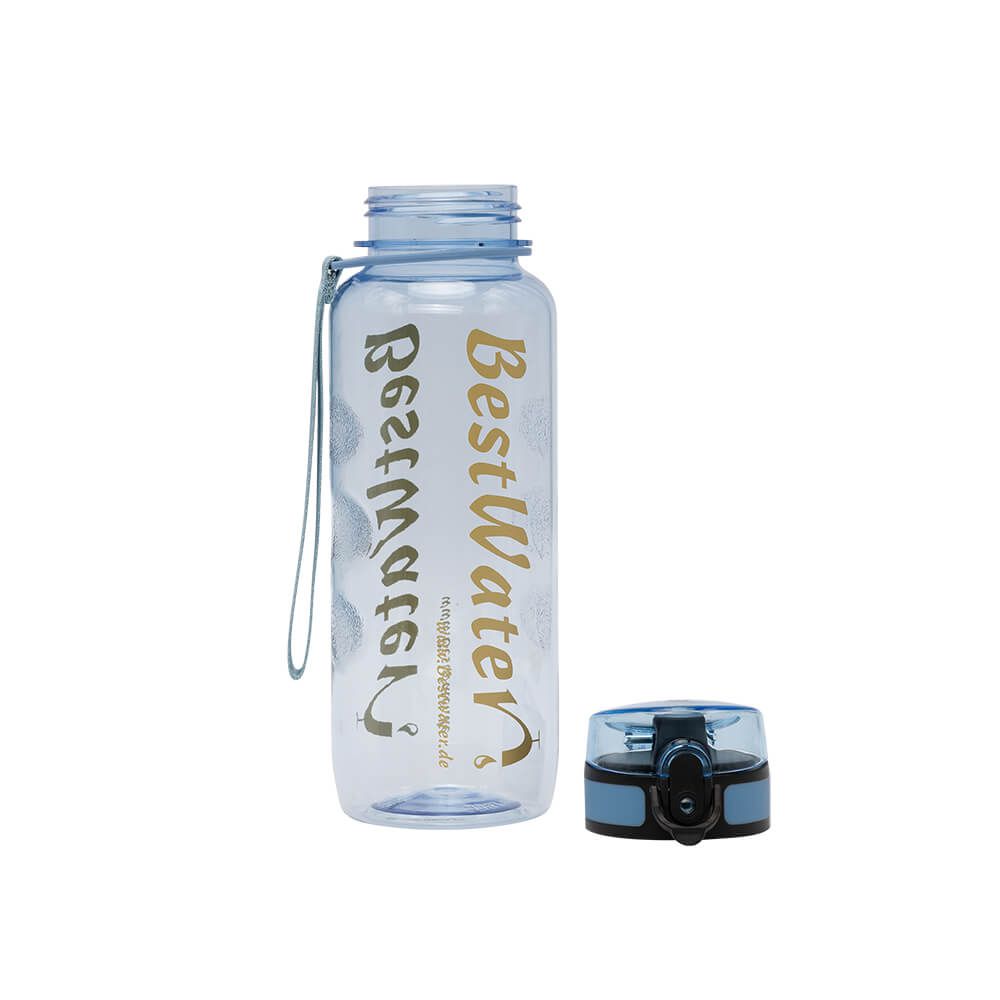 TRITAN Trinkflasche (Gr. M) Clear-Look 650 ml (hellblau)