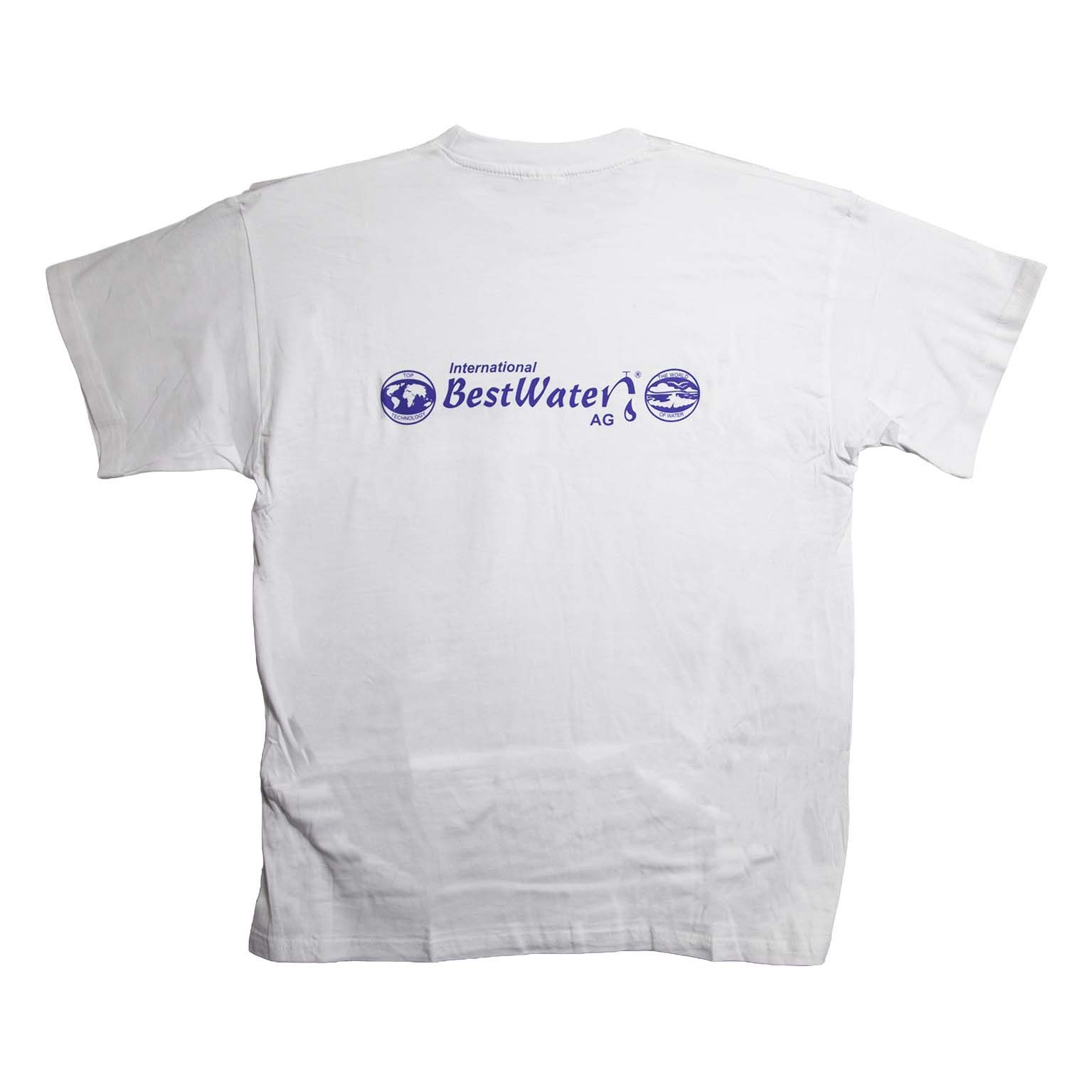 T-Shirt (S) weiß mit BestWater Logo