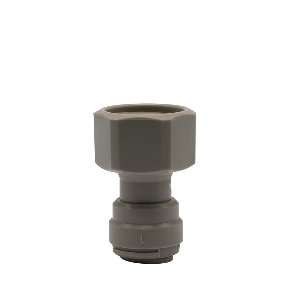 3/8" Steckverbinder x 1/2" Innengewinde mit Dichtung