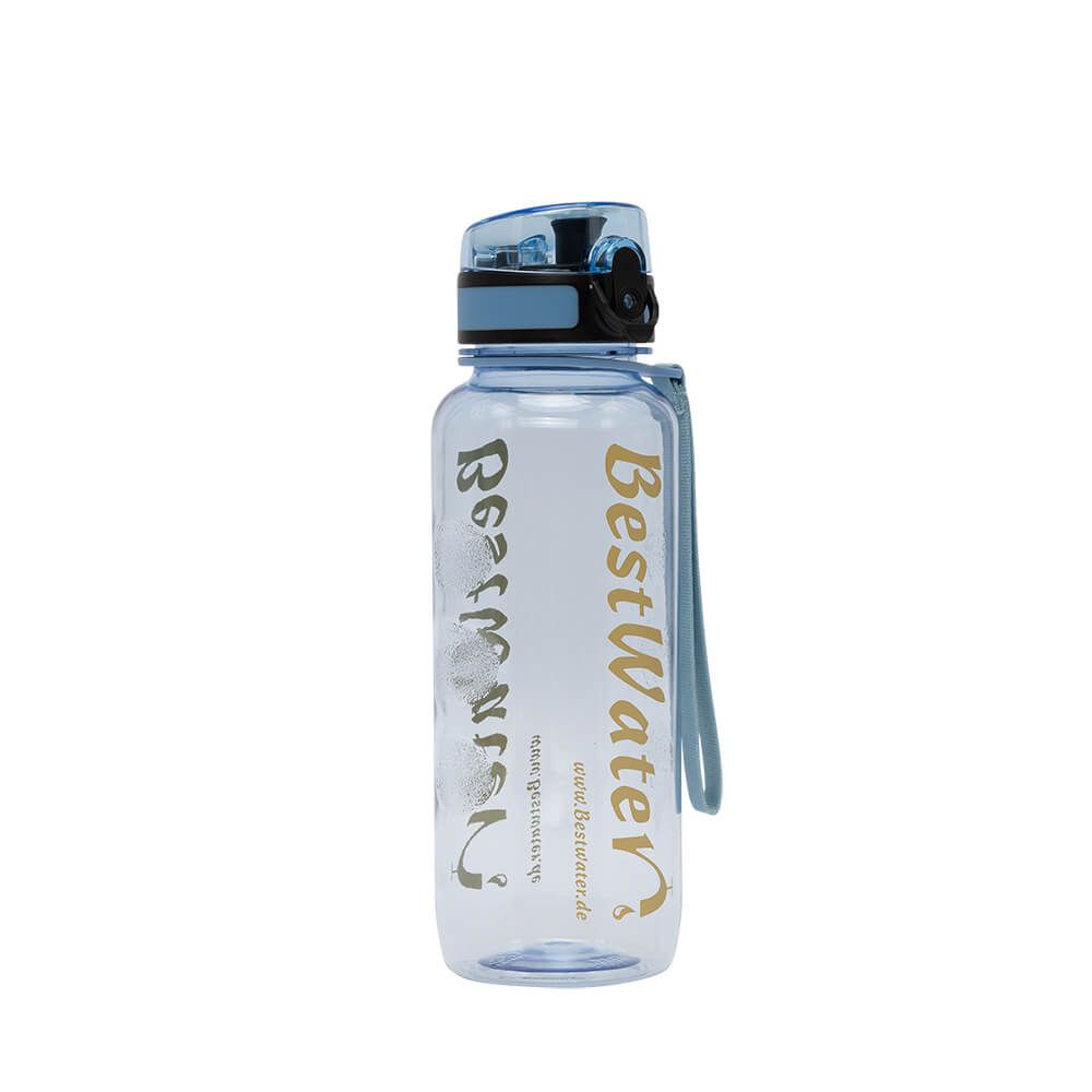 TRITAN Trinkflasche (Gr. M) Clear-Look 650 ml (hellblau)