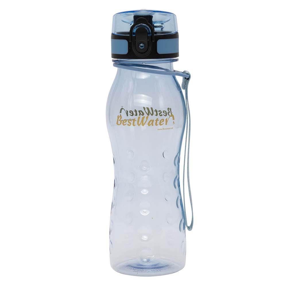 TRITAN Trinkflasche (Gr. M) Clear-Look 500 ml (hellblau)