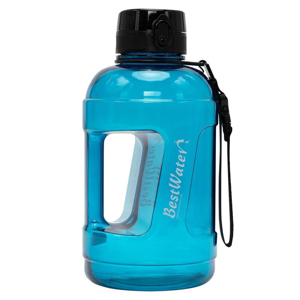 TRITAN Trinkflasche (Gr. L) Clear-Look 2300 ml BIG Blue (blau)