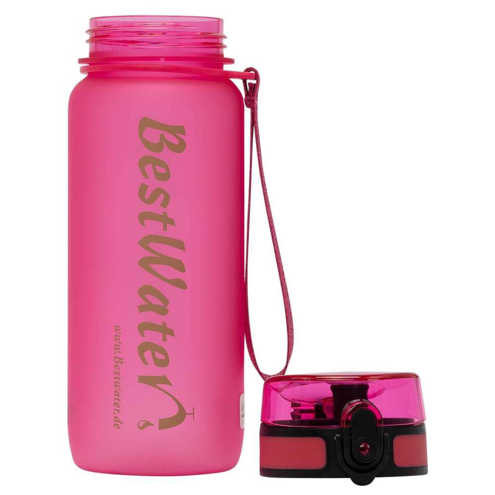 TRITAN Trinkflasche (Gr. L) Frosty-Look 650 ml (pink)